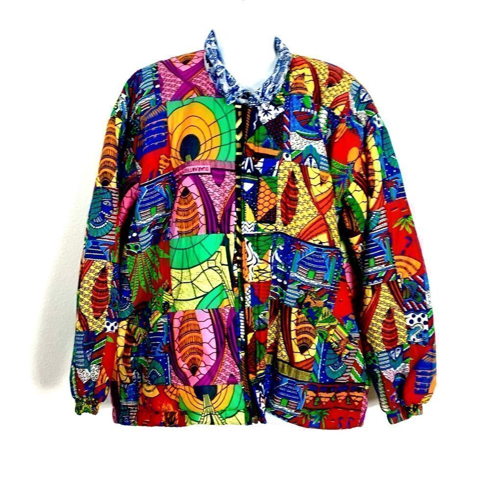 Vibrant Ethnic Bright Color Cotton Jacket